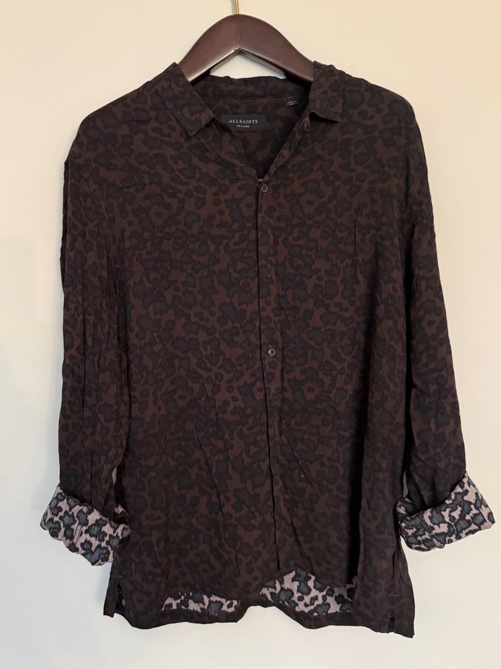 Allsaints Leopardone Print Shirt - Picture 5 of 9